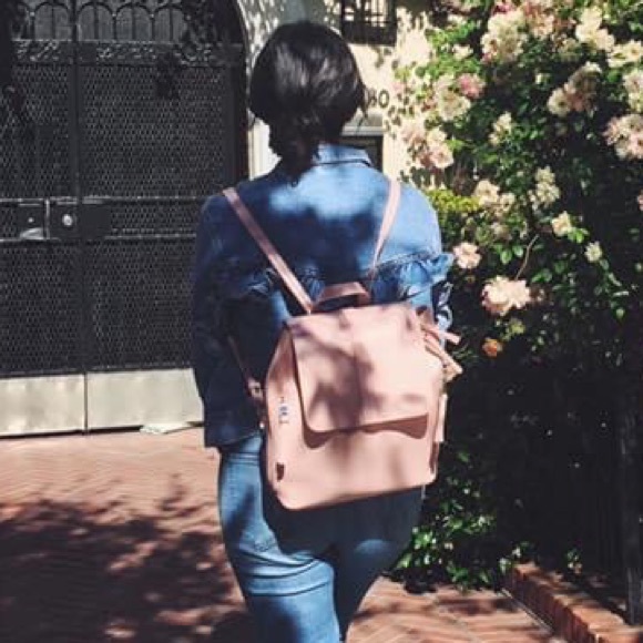 Zara Handbags - Light Pink Zara Backpack with Adjustable Straps